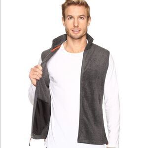 Woolrich Andres II Fleece Vest - Charcoal Grey A1
